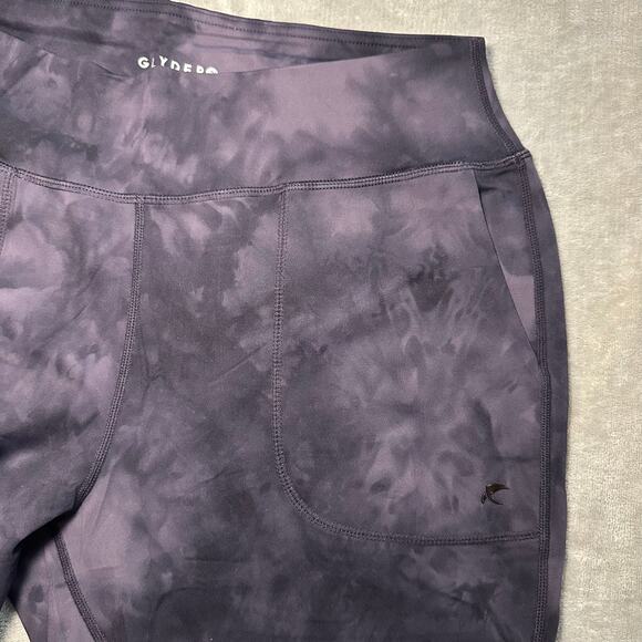 NEW Glyder Pure Jogger Legging Women Sz XL Black Tie Dye Pockets Gym Athleisure - Picture 4 of 13